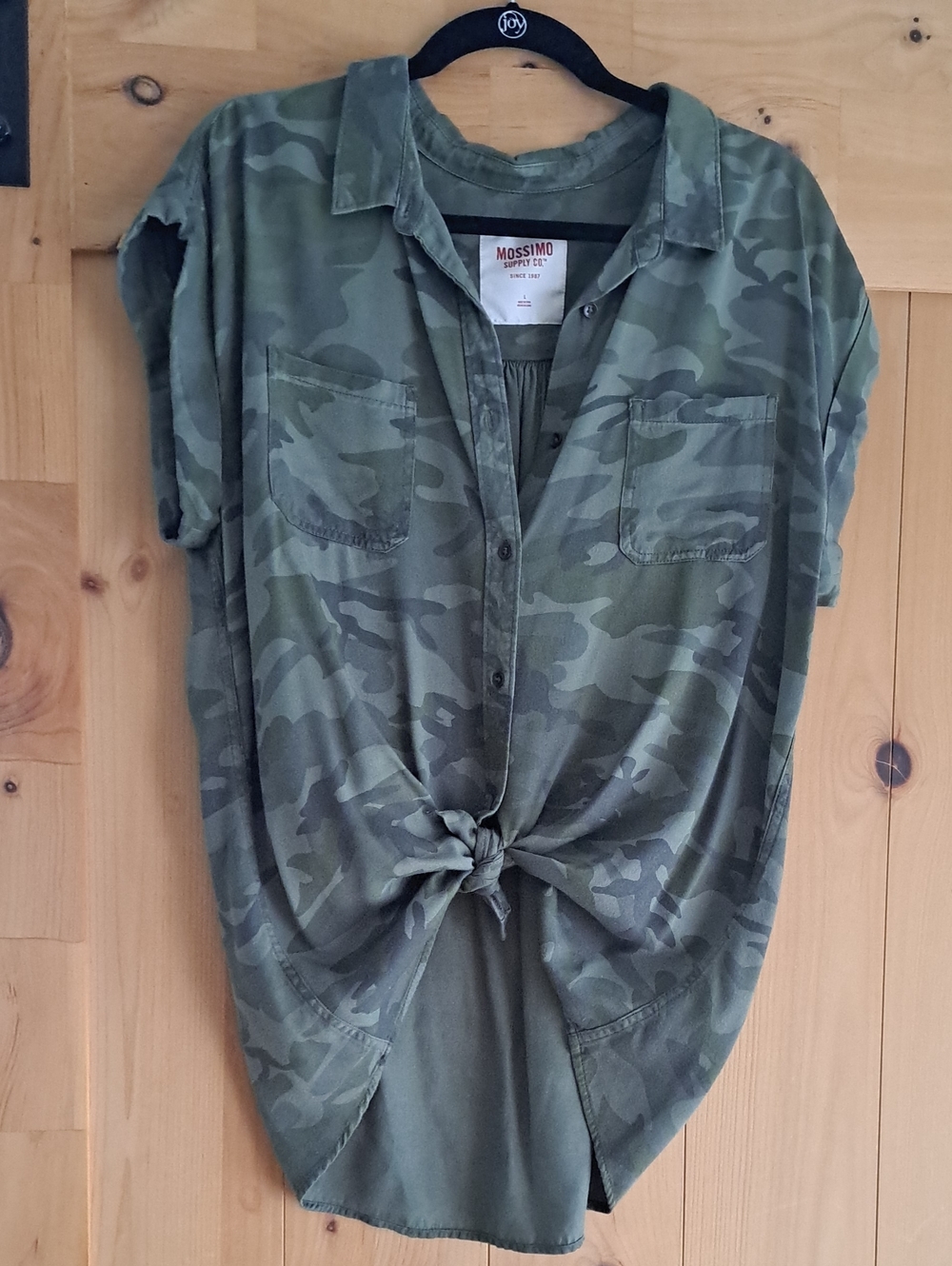 Mossimo Supply Co. Olive Green Military Jacket with Label/Camo 8
